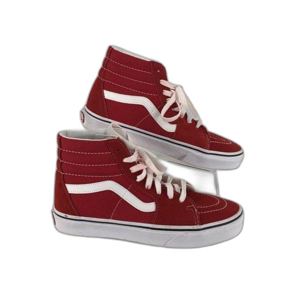 Van's Red Sk8-Hi Shoe - Size 7.5